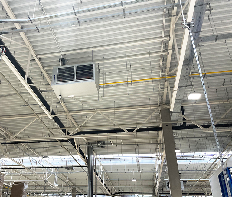 GS+ high efficiency air heater